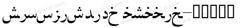 simplitfied arabic字体转换